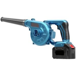 2-in-1 Lightweight Leaf Blower and Vacuum,Leaf Blower Cordless, Adjustable Speed Electric Leaf Blower with Battery for Yard and Lawn Cleaning (Size : B)