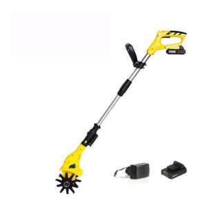 20V Cordless Hedge Trimmer, Grass Cutter, and Lawn Mower - Professional Portable Cultivator Machine for Garden and Lawn Care, Handheld Garden Power Tool