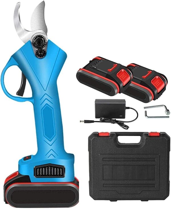 21V Professional Cordless Pruner Electric Pruning Shears Tree Pruner 25Mm Cutting Diameter Garden/Fruit Tree/Tree Branch Pruner