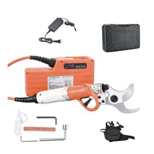 36V Cordless Lithium-ion Progressive Pruning Shear 4Ah Efficient Scissors Bonsai Electric Tree Branches Garden Tools