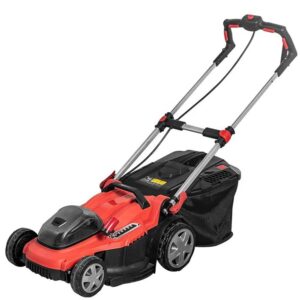 40V Lithium-Ion Electric Lawn Mowers Cordless Walk-Behind Lawn Mowers Electric Lawn Mowers with Bagging Machines, 7 Adjustable Cutting Heights
