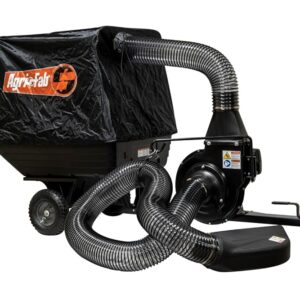 Agri-Fab 45-0630 Large Capacity 29 CU FT Soft Top Mow-N-Vac, Tow Behind Lawn Vacuum, Leaf Vacuum, Gas Powered, Easy Single Lever Dumping