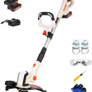 Battery Grass,Small Lawn Mower for Household Use, Outdoor Rechargeable Lawn Mower, 20V/2.0 Ah Lithium Battery, 9000±10% RPM, Garden, Farm Essential Equipment