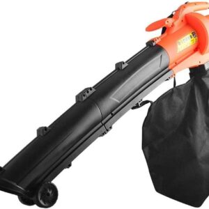 Blower Vacuum & Mulcher Garden Leaves Hairdryer Garden Leaves Vacuum Cleaner, Home Office Leaf Vacuum Cordless Blower