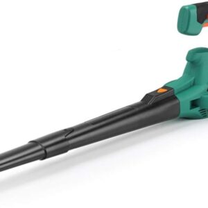 Blowers Convenient Cordless Leaf Blower 20V Lithium-Ion Electric Blower Sweeper Handheld Rechargeable 6-Speeds for Household Garden TDF (Green)