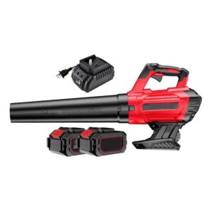 Compact Cordless Leaf Blower, Battery Powered Electric Leaf Blowers & Vacuums,Air Blowers for Lawn Care, Leaves and Snow Blowing