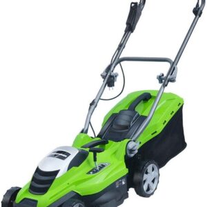 Corded Electric Lawn Mower Hand Push Type Automatic Lawn Mower Household Multifunctional Lawn Mower Lawn Mower (Color : 1600W, Size : 20Mpowercord)