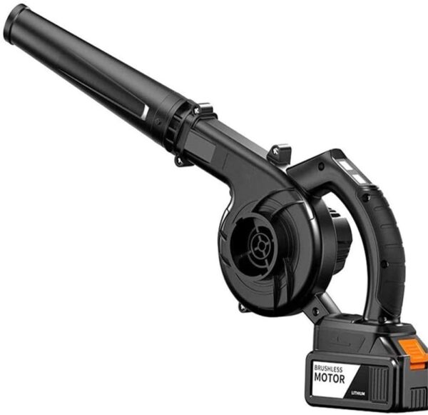 Cordless air Blower, Leaf Blower and Vacuum,Electric Blower for House, Garden, Garage and Auto, Battery2 (Battery1) ()