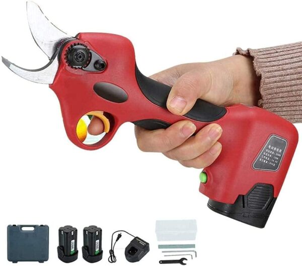 Cordless Electric Pruning Shears, Powe Tree Branch Trimmers, Mini Scissors Cutter Pruner Cut Diameter 25Mm