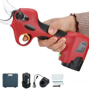 Cordless Electric Pruning Shears, Powered Tree Branch Trimmers, Mini Scissors Cutter Pruner Cut Diameter 25Mm