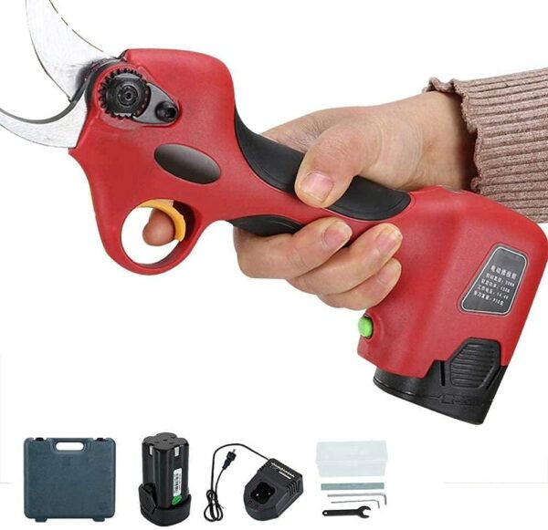 Cordless Electric Pruning Shears, Powered Tree Branch Trimmers, Mini Scissors Cutter Pruner Cut Diameter 25Mm