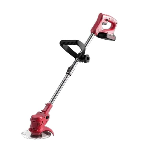 Cordless Grass Trimmer 24V, Brushless Garden Strimmer/Edger with 2 Battery and Blade, Grass Edger Trimmer Lawn Trimmer Brush Cutter