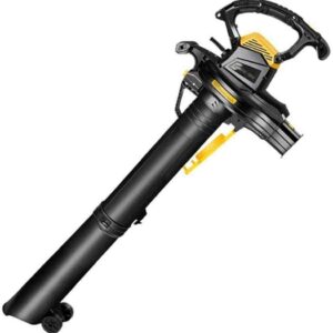 Cordless Leaf Blower Universal Blower Garden Vacuum Variable Speed 40 Litre Collection Bag 16:1 Shredding Ratio 3800W