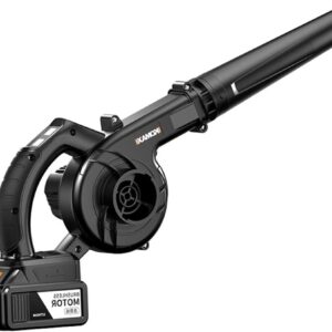 Cordless Leaf Blower Vacuum, Garden Blower, for Garden, Garage, Auto, Battery2, 53pa (Battery2 63pa) (Battery*2 63pa)