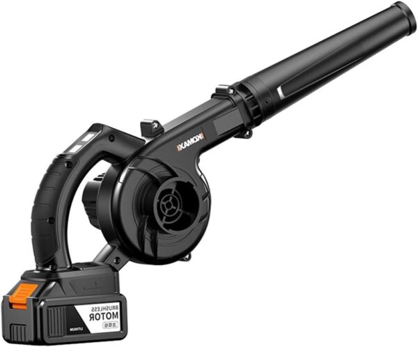 Cordless Leaf Blower Vacuum, Garden Blower, for Garden, Garage, Auto, Battery2, 53pa (Battery2 63pa) (Battery*2 63pa)