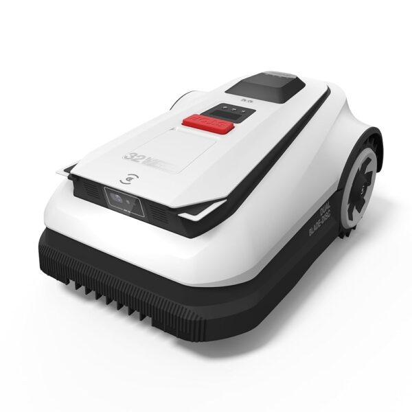 ECOVACS Goat A2500 RTK Robot Lawn Mower, Lidar-Enhanced RTK+Vision Navigation, Auto-Mapping, Dual Blades, Edge Precision Mowing, Perimeter Wire-Free, Suitable for 5/8 Acres...