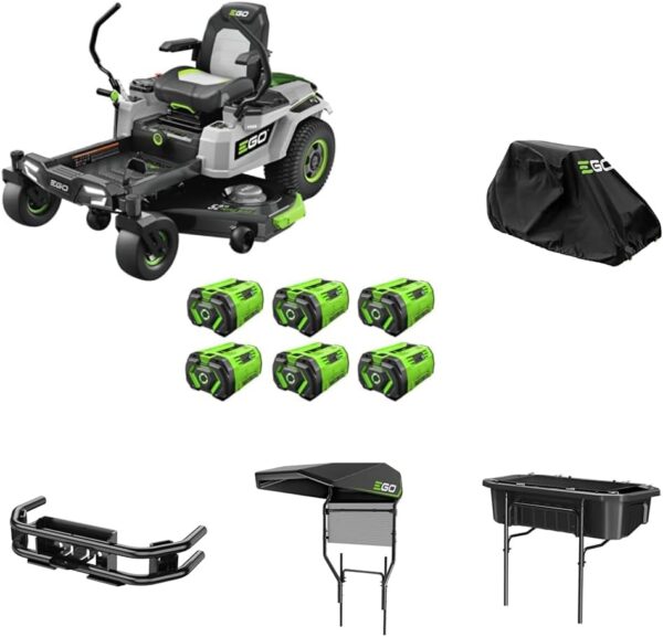 EGO ZT5207L 52-Inch 56-Volt Lithium-ion Cordless Z6 Zero Turn Riding Mower Collection