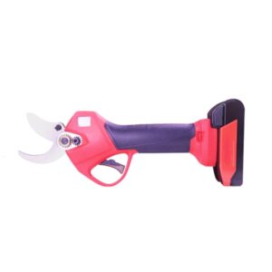 Electric Pruner and Cordless Pruning Shear Powered Tree Branch Pruner Cutting Diameter Professional Cordless Rechargeable Red/Black
