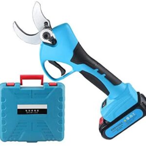 Electric Pruning Shears, Cordless Tree Branch Pruner with (40mm) Diameter, Portable Chainsaw with 2 Backup Battery,Tree Branch Flowering Bushes Trimmers for...