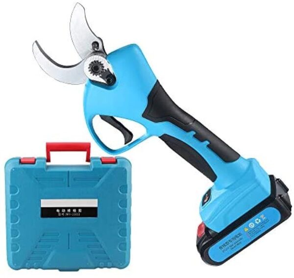 Electric Pruning Shears, Cordless Tree Branch Pruner with (40mm) Diameter, Portable Chainsaw with 2 Backup Battery,Tree Branch Flowering Bushes Trimmers for...