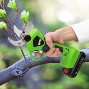 Electric Pruning Shears, Professional Garden Pruners Cordless Scissor 30Mm/1.2 Inch Cutting Diameter, Tree Cordless Branch Pruner, Garden Tool