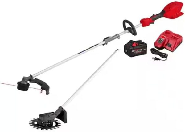 for Milwaukee M18 Fuel 18V 16 in. Brushless Cordless Batery Powered String Trimer 8.0 Ah Kit with Reciprocator Attachment + TPT Premium cart storekid