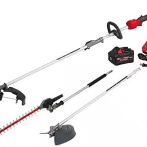 for Milwaukee M18 Fuel 18V 16 in. Brushless Cordless String Trimmer 8.0 Ah Kit w/Brush Cutter & Hedge Trimmer Attachments + TPT Premium cart storekid