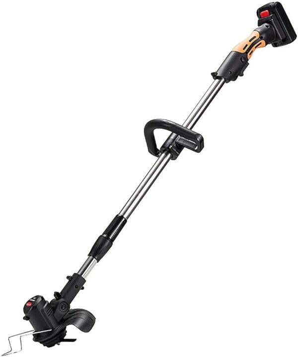 Grass Strimmer Hedge Trimmer Powerful Cordless Grass Trimmer Lawn Cutter-180Â° Adjustable Head Garden 21V 450W Lightweight Include 2Xbattery & Charger