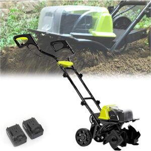 LXXW Cultivators & Tillers Electric Tilling and Loosening Machine Microtiller Small Plough Machine Home Turning Soil Digging Orchard Cultivator Electric Garden rotavator