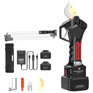 Professional Cordless Tree Pruner Rechargeable Battery Branch Pruner 35Mm Cutting Diameter Electric Pruning Shears with 1.9M Extension Pole