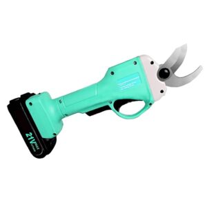 Professional Electric Pruning Shears 30mm, Cordless Fruit Tree Cutter with LED Light, TPR Wrench & Safety Lock, Efficient Garden Pruner Tool for Branch Cutting and Grafting