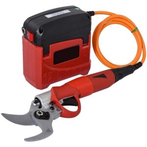 Professional Electric Pruning Shears 36V, 0-45mm Cutting, Lithium Battery, High-Speed Garden Pruner