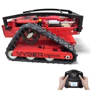 Remote Controlled Lawn Mower| 55° Slope Capability | Hybrid Self-Charging Dual Battery | Brushless Motors | Zero Turn | Adjustable Cutting Deck (Mower)