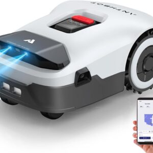 Robot Lawn Mower NO Wire - 0.9 Acre, Full Band RTK+4-Eye Vision Robotic Lawnmower, Automatic Mapping, 30 Multi-Zone Management, Accurate Obstacle Avoidance, Intelligent...