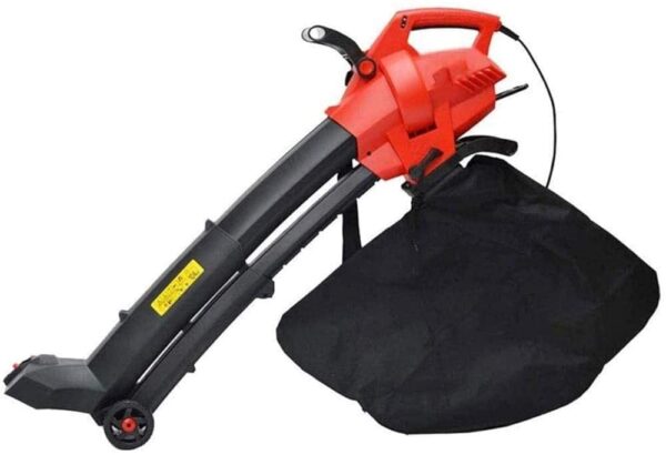 Universal Electric Leaf Blower Vacuum Lightweight Corded Kit with Disposable Collector for Clearing Dust, Leaves Snow, 3-in-1
