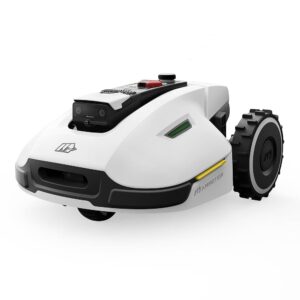 YUKA 2000 Robot Lawn Mower with 4G, Reception 0.5 Acre,Max. 0.7 Acre, Ultrasense AI Vision & RTK, Auto Mapping & App Control,45% Slope,Wireless Perimeter,Dual Cutting Discs, 20...