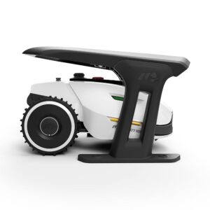 YUKA 2000 Robot Lawn Mower with Garage Standard, Reception 0.5 Acre,Max. 0.6 Acre, Ultrasense AI Vision & RTK, Auto Mapping & App Control,45% Slope,Dual Cutting Discs, 20 Mowing...